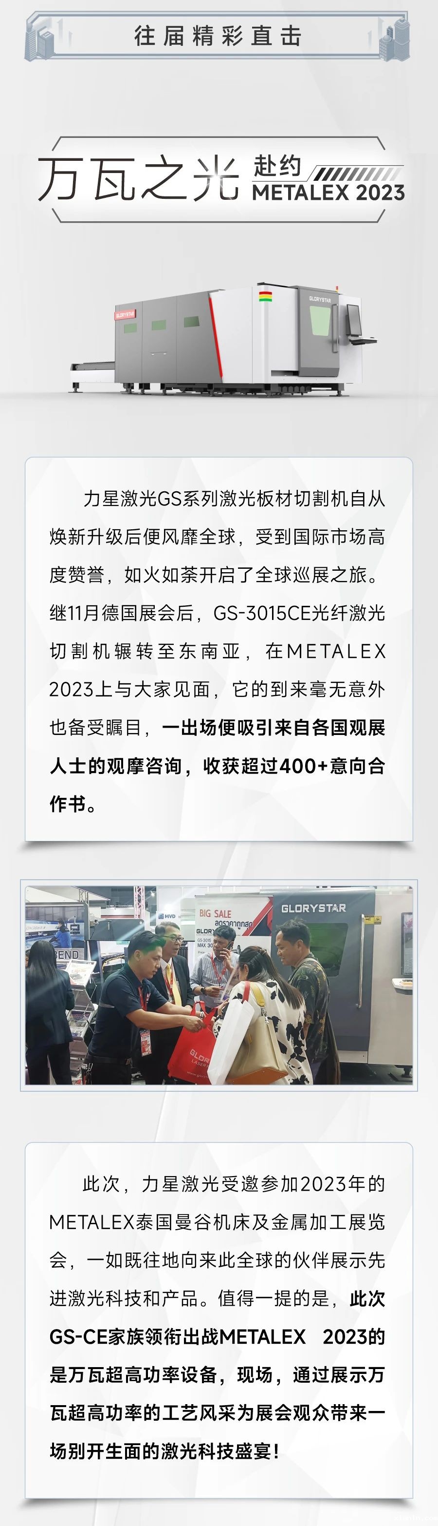 2023再出征！伟德国际1496备用携万瓦设备亮相METALEX泰国曼谷机床及金属加工展！